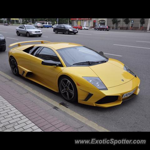 Lamborghini Murcielago spotted in Moscow, Russia