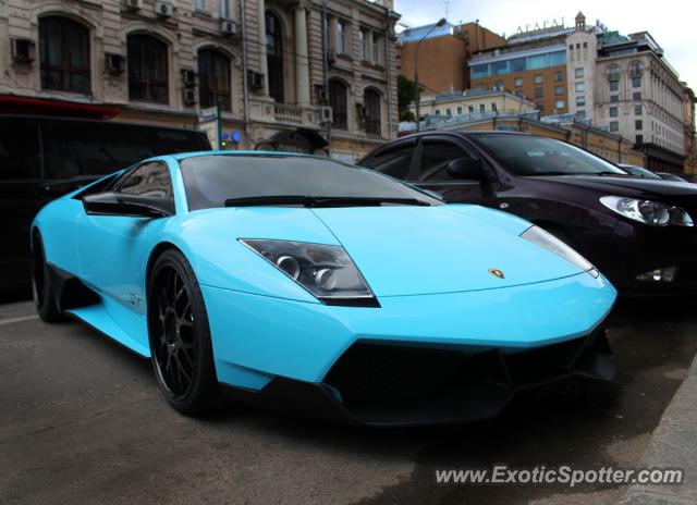 Lamborghini Murcielago spotted in Moscow, Russia