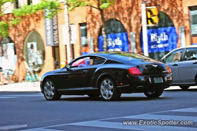 Bentley Continental spotted in Toronto, Canada