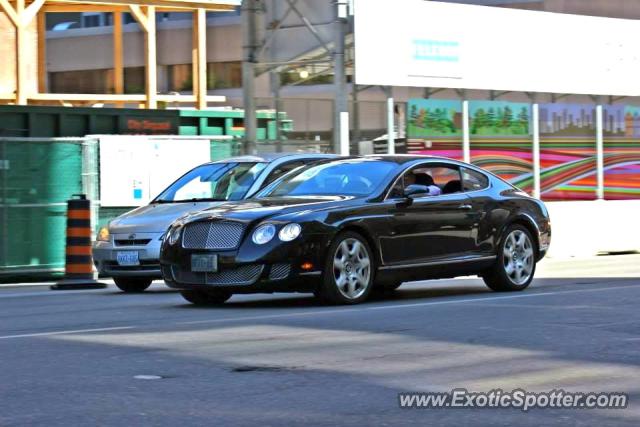 Bentley Continental spotted in Toronto, Canada