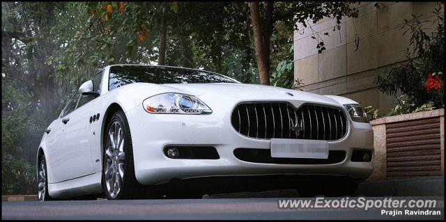 Maserati Quattroporte spotted in Bangaluru, India