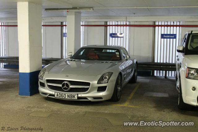 Mercedes SLS AMG spotted in London, United Kingdom