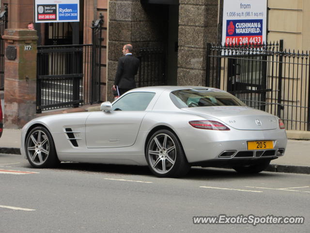 Mercedes SLS AMG spotted in Glasgow, United Kingdom