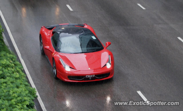 Ferrari 458 Italia spotted in Hong Kong, China