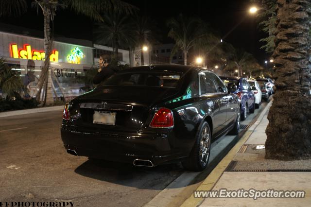 Rolls Royce Ghost spotted in Miami, Florida