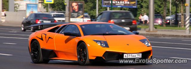 Lamborghini Murcielago spotted in Moscow, Russia