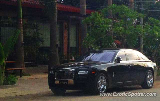 Rolls Royce Ghost spotted in Mandalay, Myanma, Burma