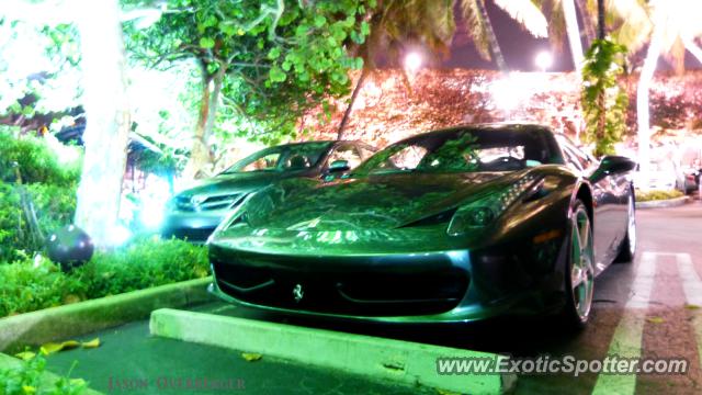 Ferrari 458 Italia spotted in Bal Harbour, Florida