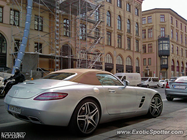 Mercedes SLS AMG spotted in Munich, Germany