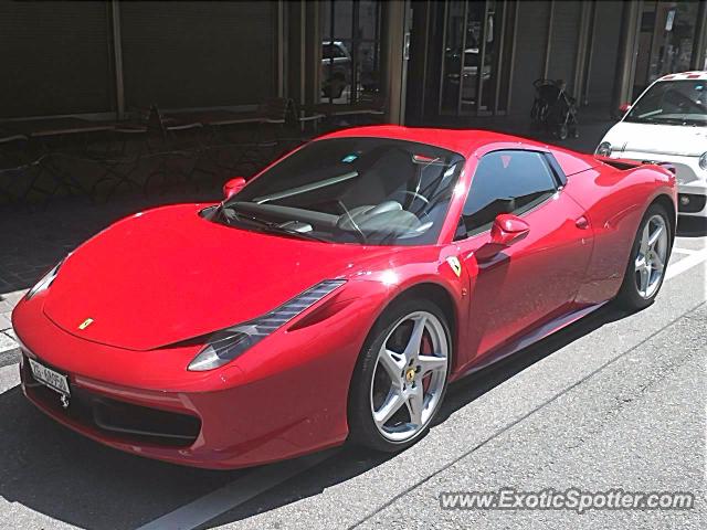 Ferrari 458 Italia spotted in Zurich, Switzerland