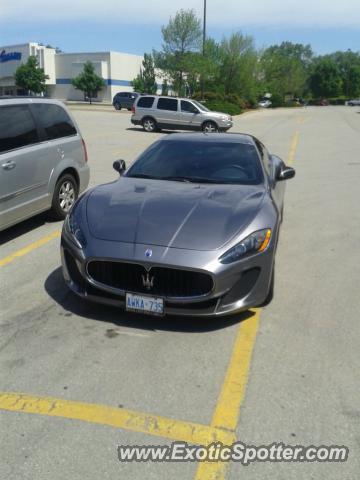 Maserati GranTurismo spotted in St.Catharines,On, Canada