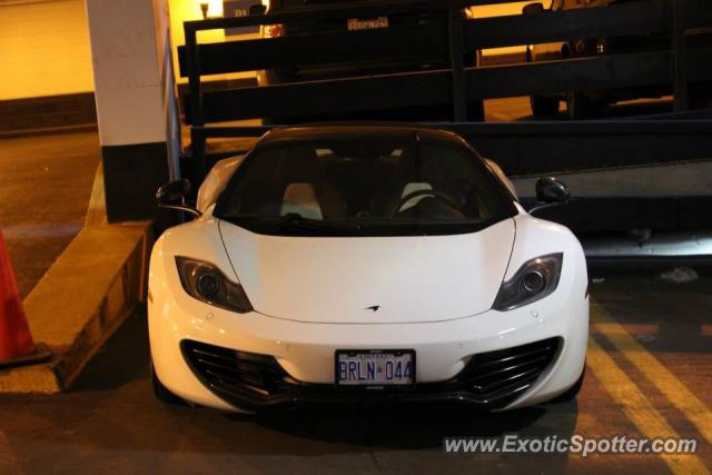 Mclaren MP4-12C spotted in Toronto, Canada