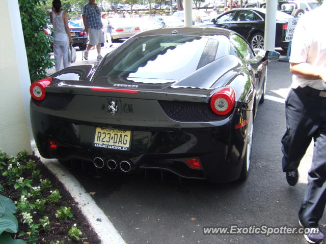 Ferrari 458 Italia spotted in Greenwich, Connecticut