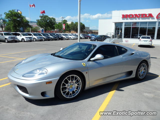 Ferrari 360 Modena spotted in Winnipeg, Canada