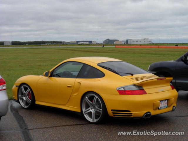 Porsche 911 Turbo spotted in Cold Lake, Canada