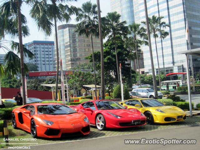 Lamborghini Aventador spotted in Jakarta, Indonesia