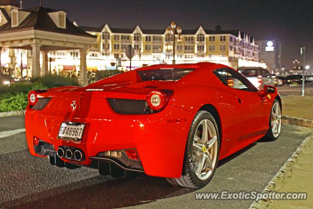 Ferrari 458 Italia spotted in Long Branch, New Jersey