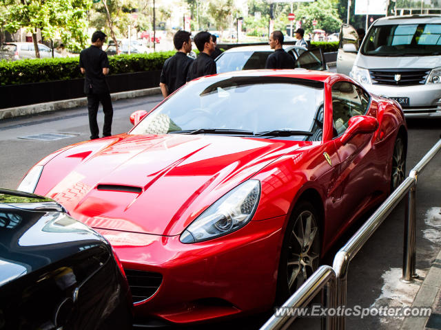 Ferrari California spotted in Jakarta, Indonesia