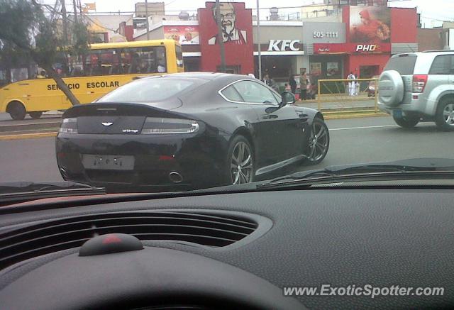 Aston Martin Vantage spotted in Lima, Peru