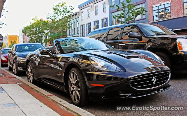 Ferrari California spotted in Red Bank, New Jersey