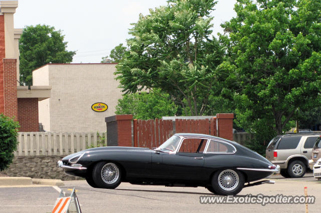 Jaguar E-Type spotted in Cincinnati, Ohio