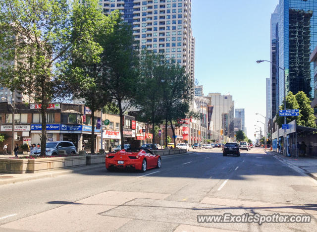 Ferrari 458 Italia spotted in Toronto, Canada