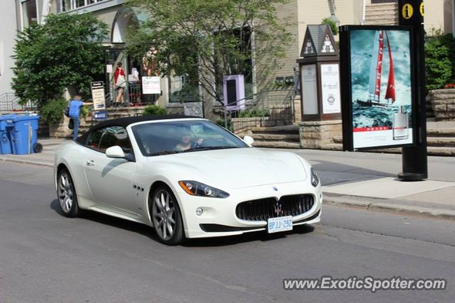 Maserati GranCabrio spotted in Toronto, Canada