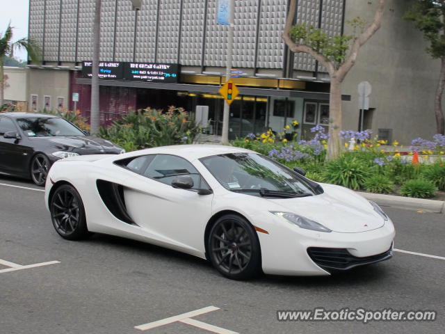 Mclaren MP4-12C spotted in Newport Beach, California