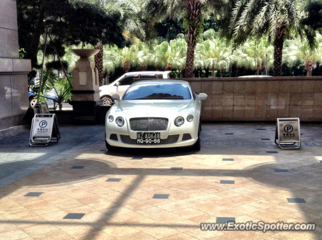 Bentley Continental spotted in Zhongshan, China