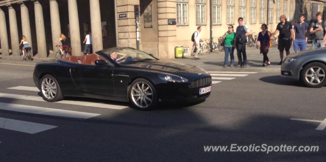 Aston Martin DB9 spotted in Copenhagen, Denmark