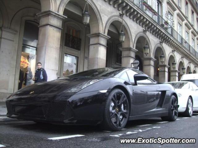 Lamborghini Gallardo spotted in Paris, France