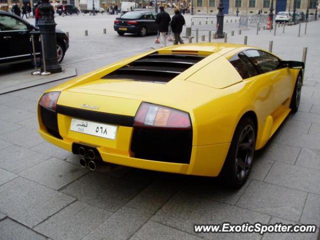 Lamborghini Murcielago spotted in Paris, France