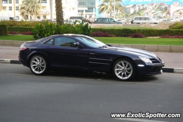 Mercedes SLR spotted in Dubai, United Arab Emirates