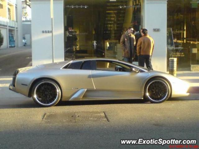 Lamborghini Murcielago spotted in Beverly Hills, California