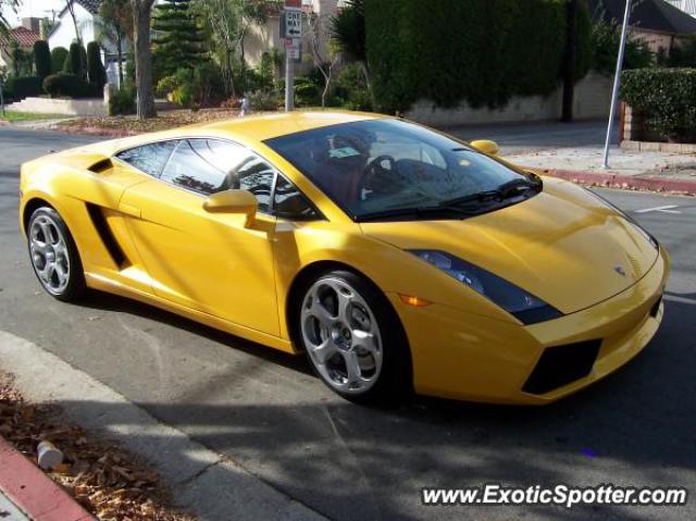 Lamborghini Gallardo spotted in Beverly Hills, California