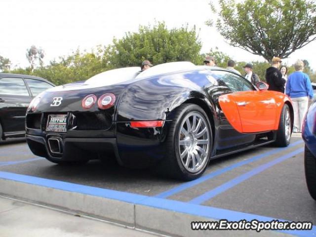 Bugatti Veyron spotted in Irvine, California