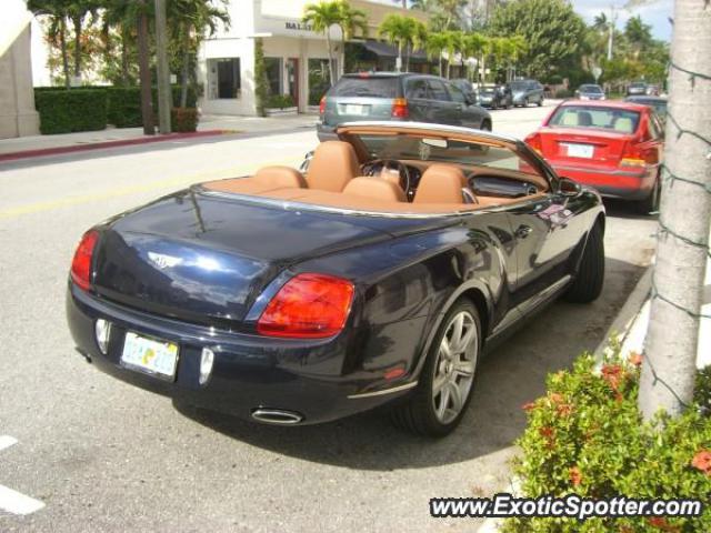 Bentley Continental spotted in Palm Beach, Florida