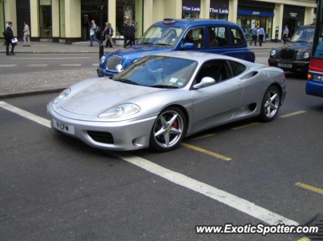 Ferrari 360 Modena spotted in London, United Kingdom