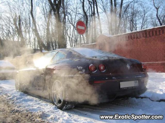 Ferrari 612 spotted in Moscow, Russia