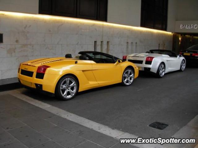 Lamborghini Gallardo spotted in London, United Kingdom