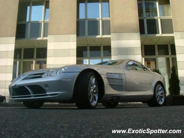 Mercedes SLR spotted in Warsaw, Poland