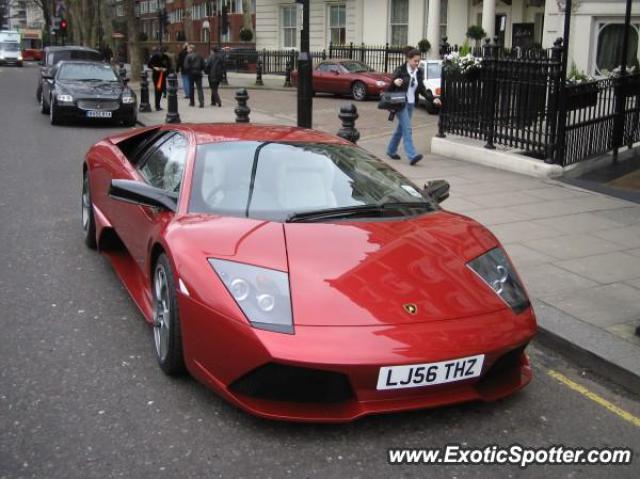 Lamborghini Murcielago spotted in London, United Kingdom