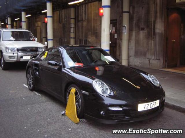 Porsche 911 Turbo spotted in London, United Kingdom