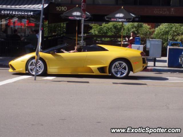 Lamborghini Murcielago spotted in La Jolla, California