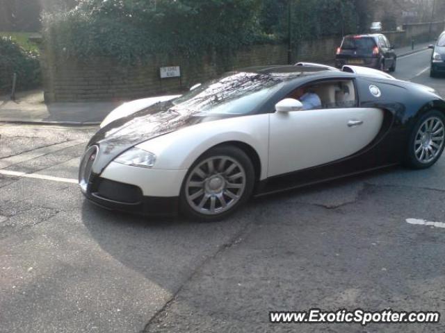 Bugatti Veyron spotted in Altrincham, United Kingdom