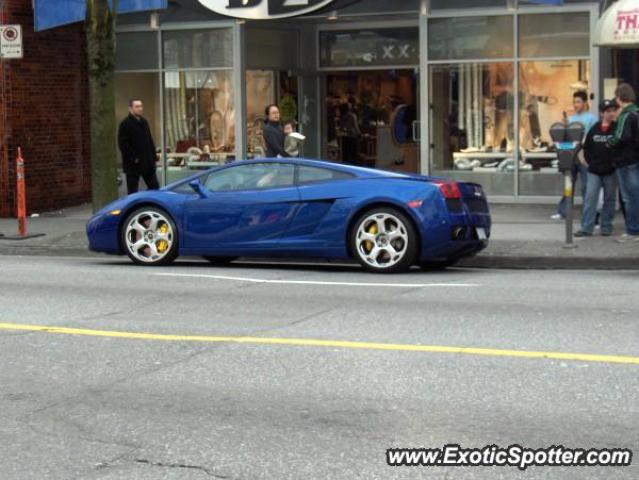 Lamborghini Gallardo spotted in Vancouver, Canada