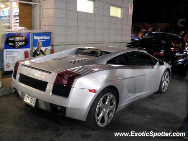 Lamborghini Gallardo spotted in Montreal, Canada