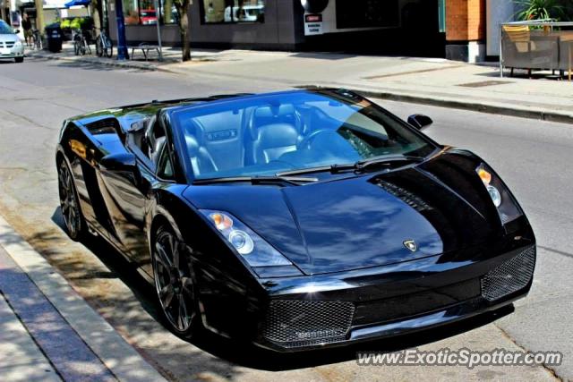 Lamborghini Gallardo spotted in Toronto, Canada