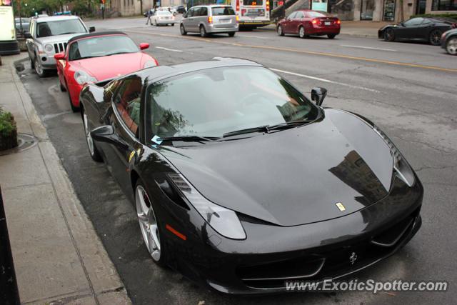 Ferrari 458 Italia spotted in Montreal, Canada