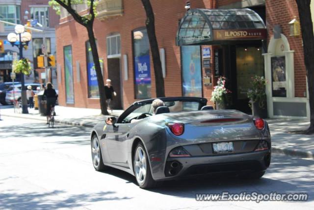 Ferrari California spotted in Toronto, Canada